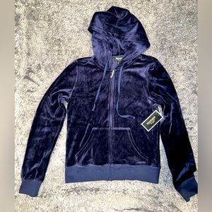 Juicy Couture Velour Robertson Tracksuit Jacket NWT